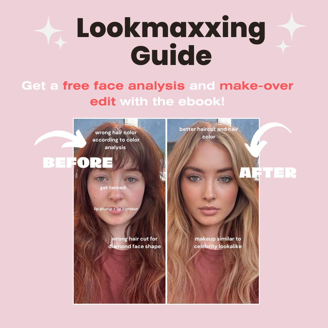 Beautya™ LooksMaxxing Ebook for Girls + Free Facial analysis and Free Make-Over Edit