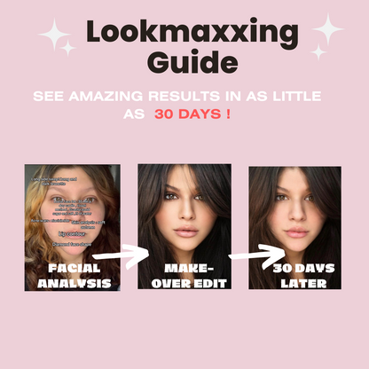 Beautya™ LooksMaxxing Ebook for Girls + Free Facial analysis and Free Make-Over Edit